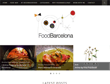 Tablet Screenshot of foodbarcelona.com